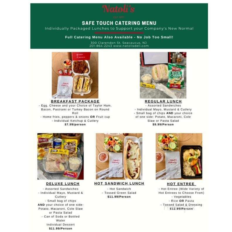 Natoli's Pizzeria - Secaucus, NJ menu_pic