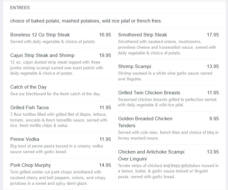 Bar Anticipation - Belmar, NJ menu_pic
