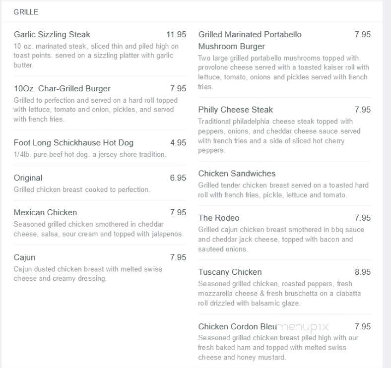 Bar Anticipation - Belmar, NJ menu_pic