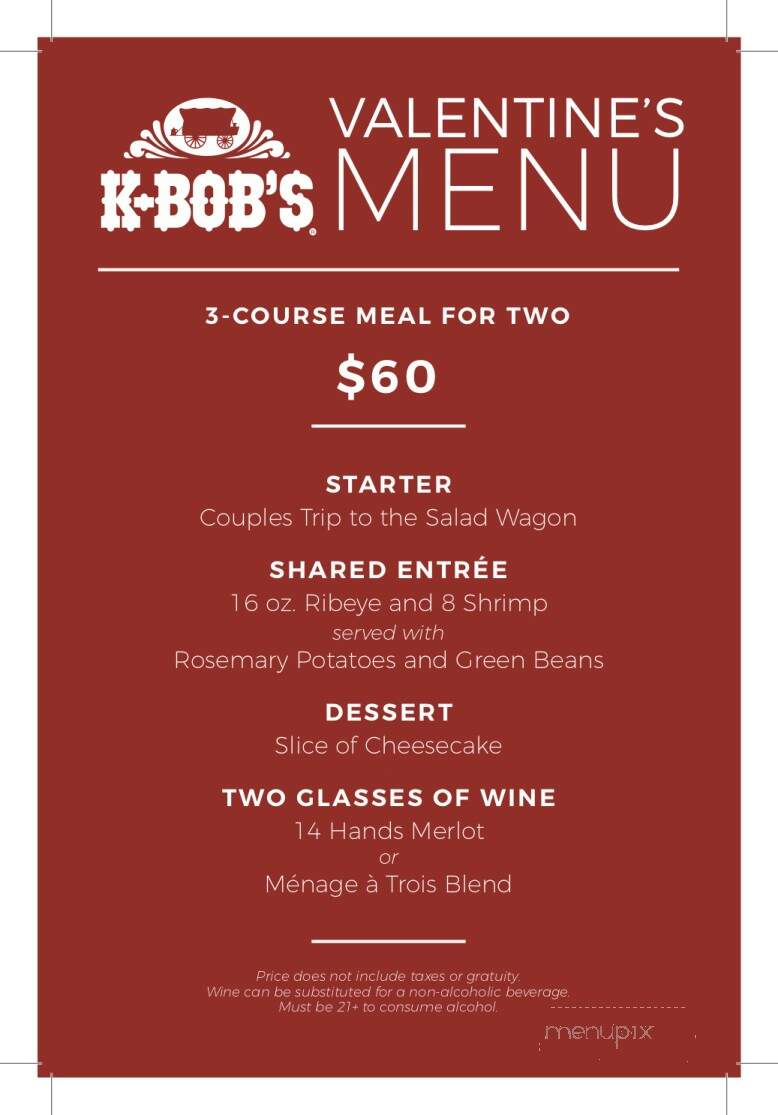 K-Bob's Steakhouse - Clovis, NM menu_pic
