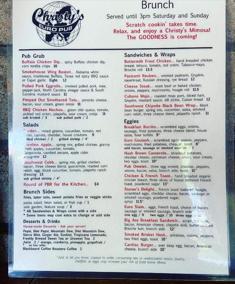 Christy's Euro Pub - Greenville, NC