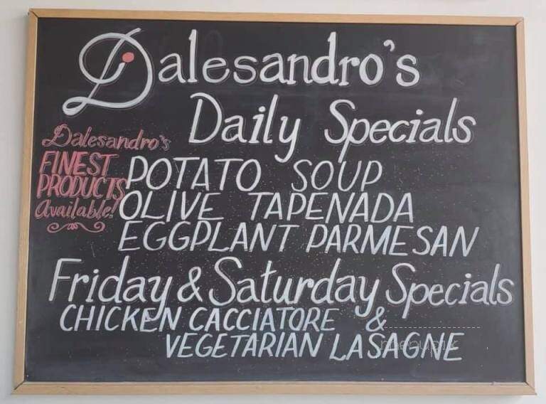 Dalesandro's - Tulsa, OK menu_pic