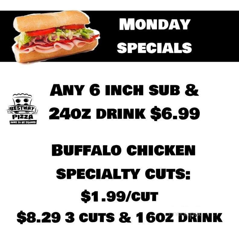 Best Way Pizza - Bedford, PA menu_pic