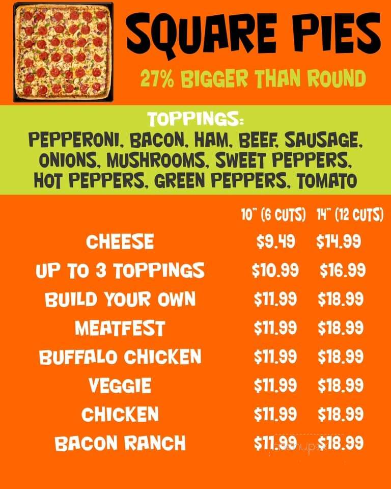 Best Way Pizza - Bedford, PA menu_pic