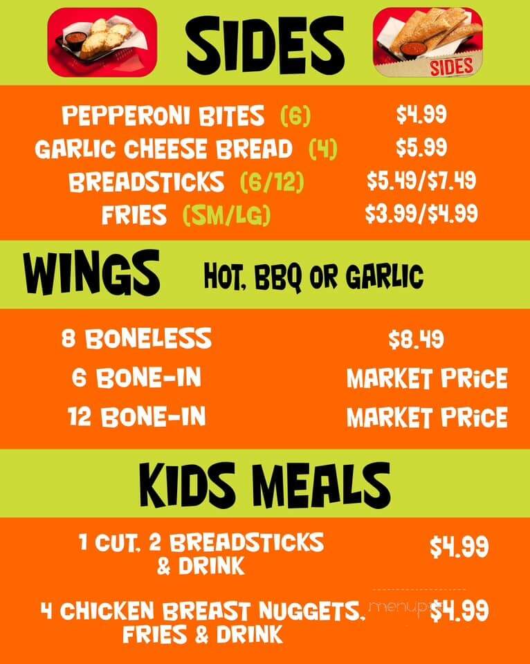 Best Way Pizza - Bedford, PA menu_pic