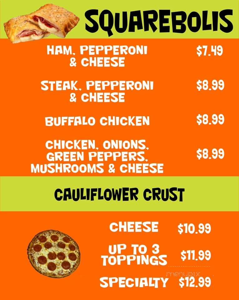 Best Way Pizza - Bedford, PA menu_pic