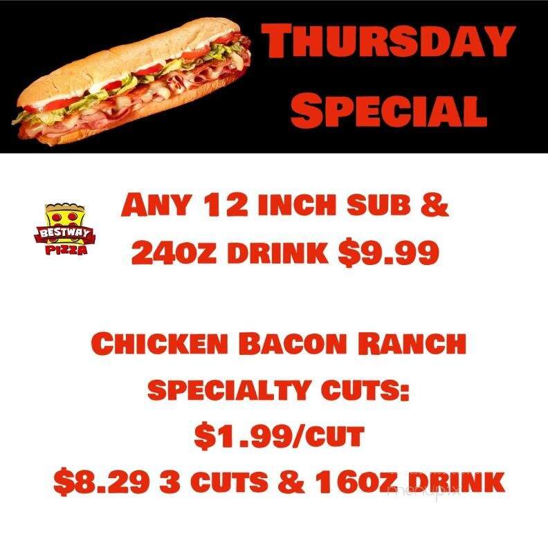 Best Way Pizza - Bedford, PA menu_pic