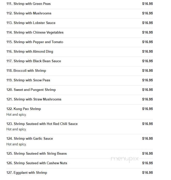 China Express - Washington, PA menu_pic