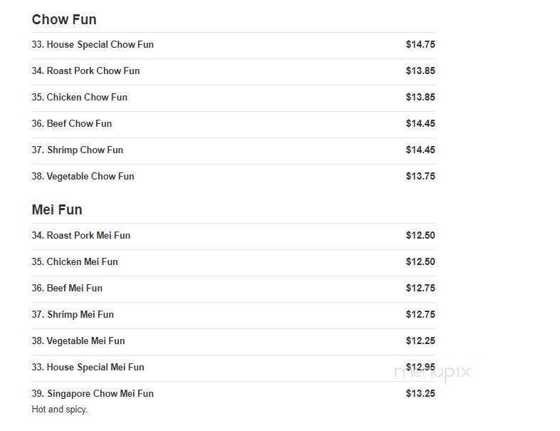 China Express - Washington, PA menu_pic