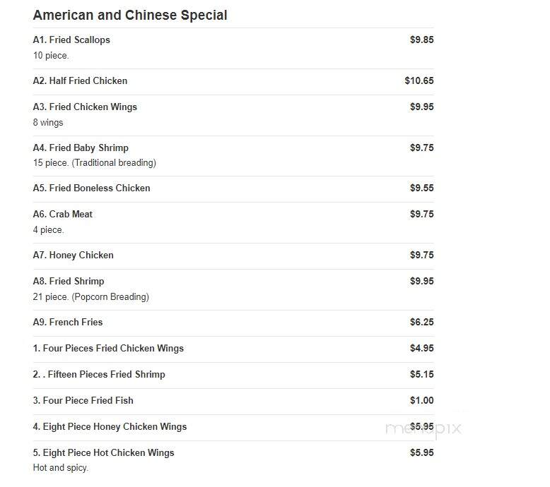 China Express - Washington, PA menu_pic