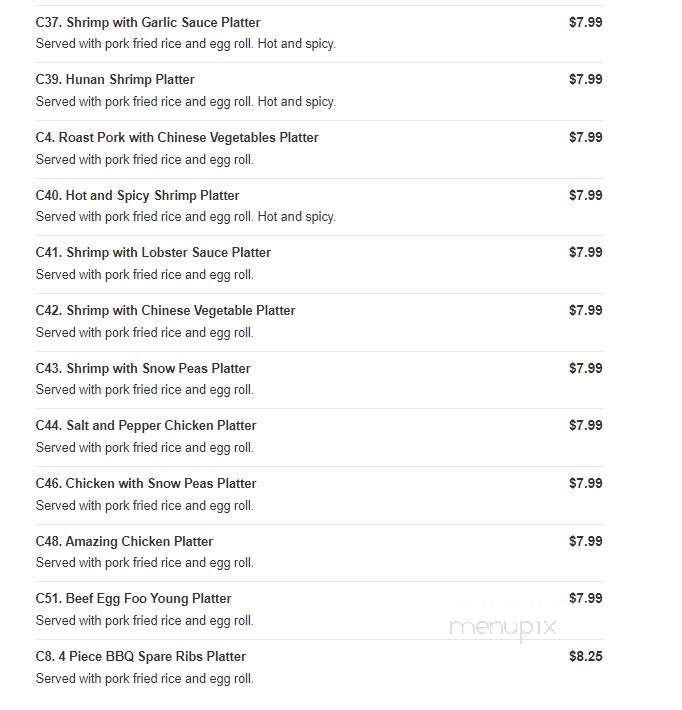 China Express - Washington, PA menu_pic