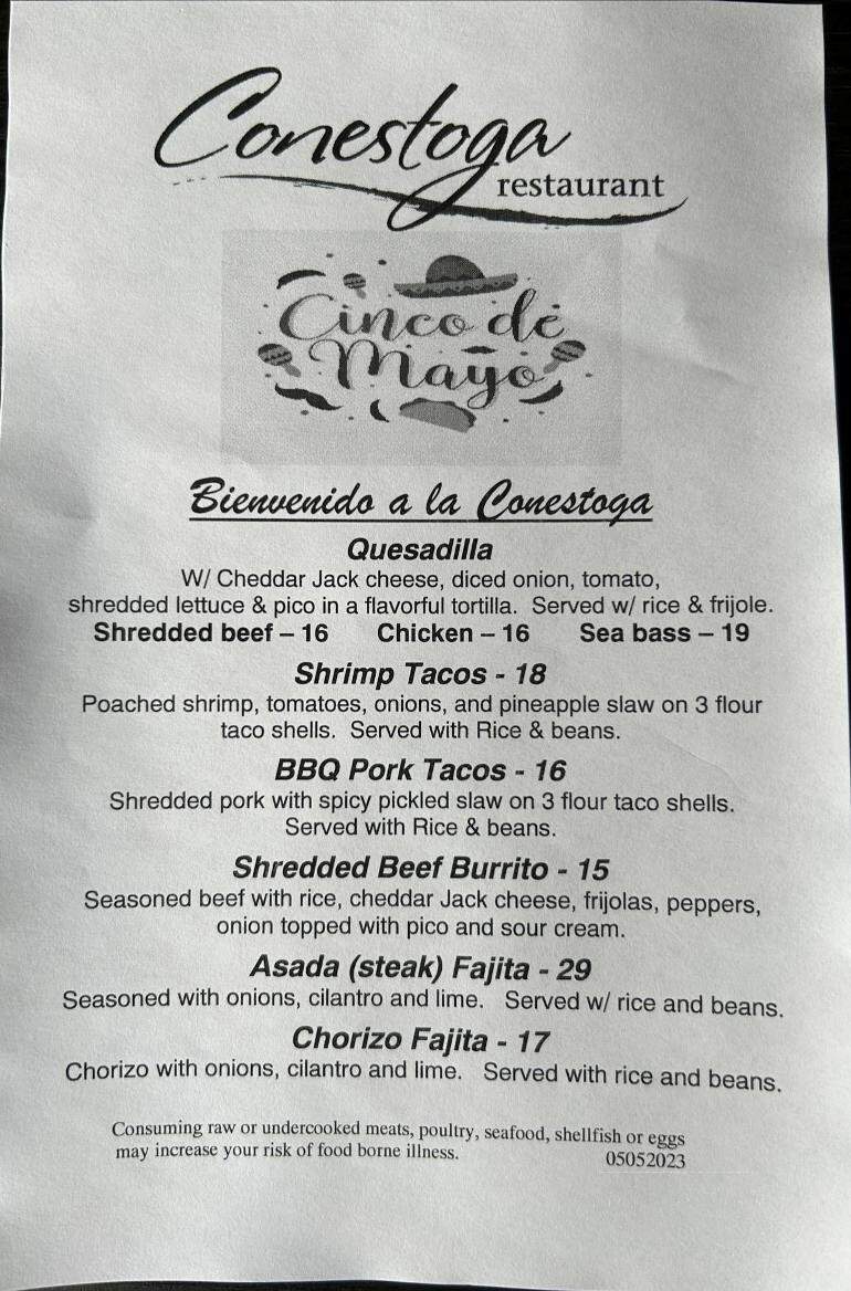 Conestoga Restaurant & Bar - Lancaster, PA