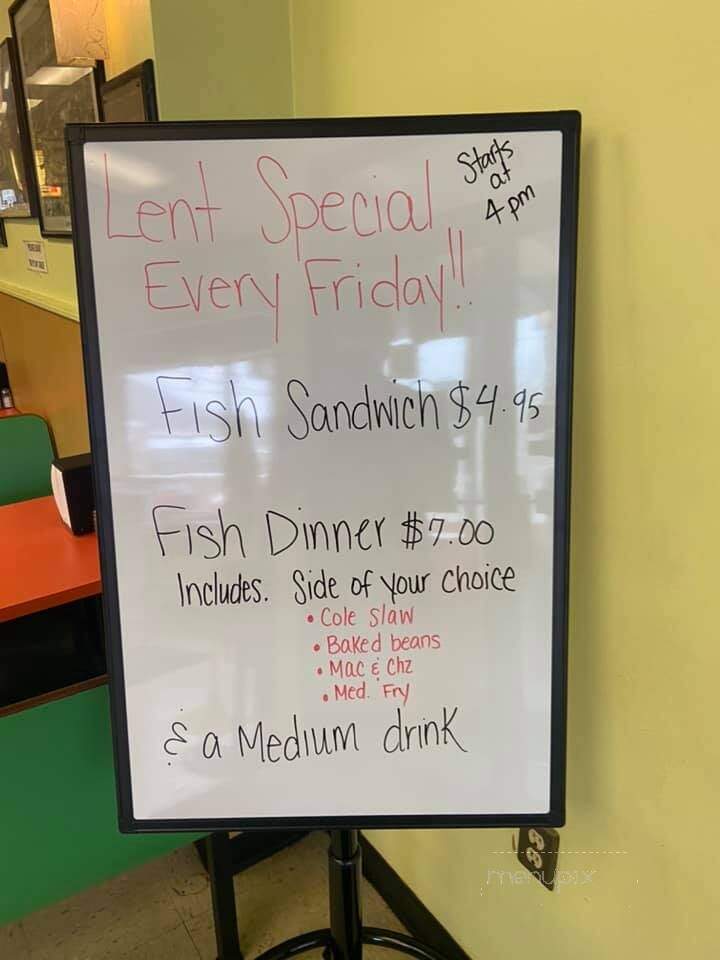 Coney Island Lunch - Johnstown, PA menu_pic