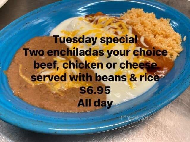 El Torrito Mexican Restaurant - Cleburne, TX menu_pic