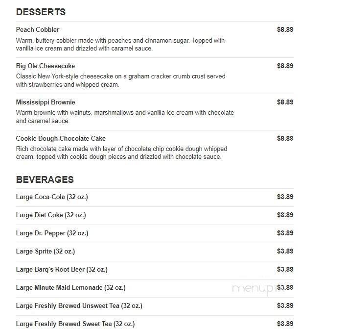 Logan's Roadhouse - Lynchburg, VA menu_pic