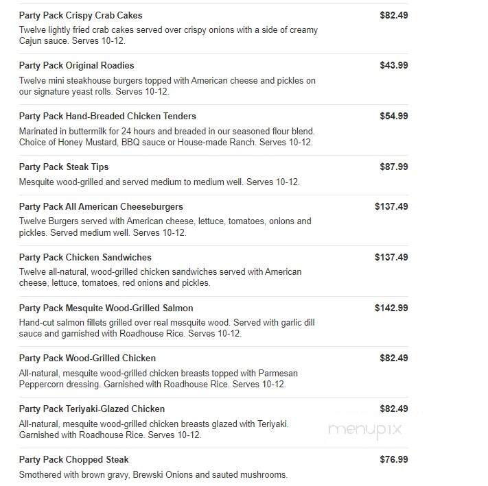 Logan's Roadhouse - Lynchburg, VA menu_pic