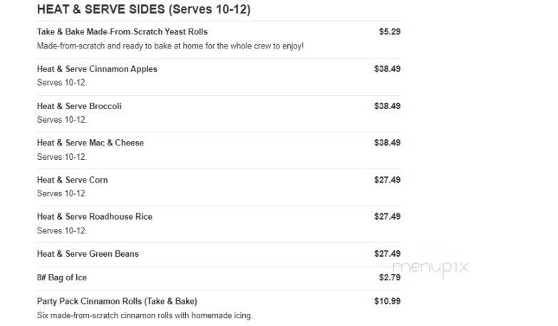 Logan's Roadhouse - Lynchburg, VA menu_pic