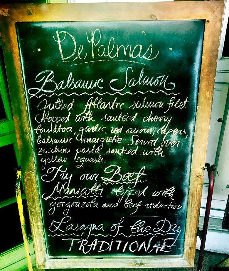 Depalma's Italian Cafe - Tuscaloosa, AL menu_pic