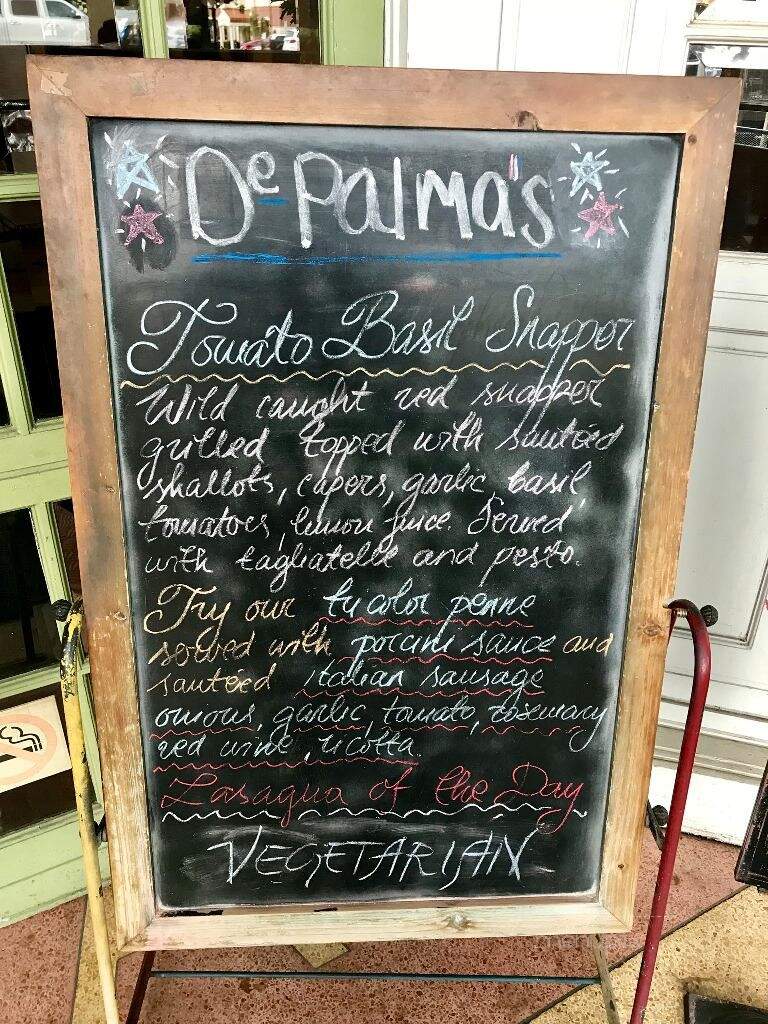Depalma's Italian Cafe - Tuscaloosa, AL menu_pic