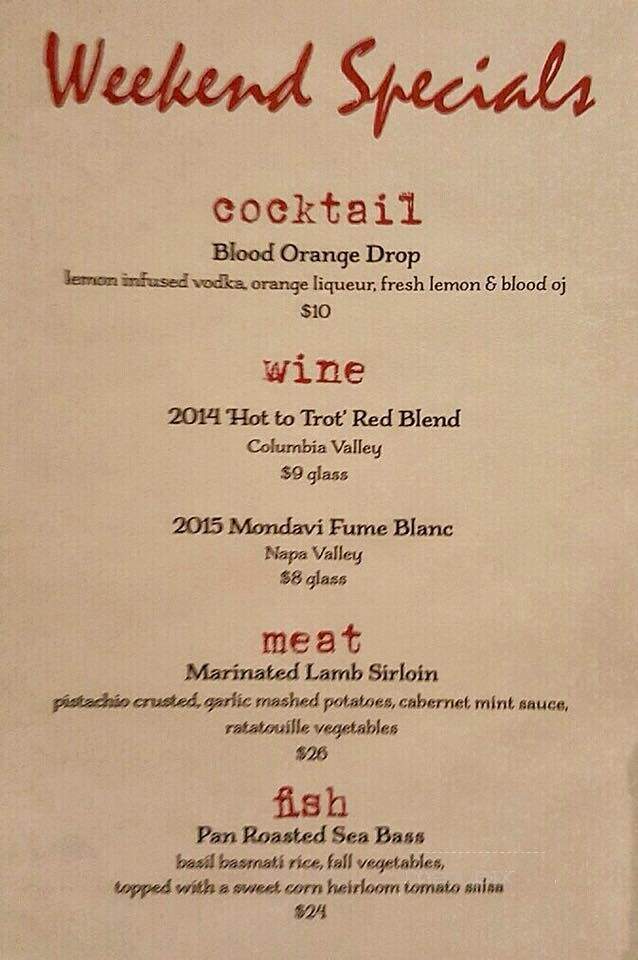 Mistral Restaurant & Bar - Redwood City, CA menu_pic