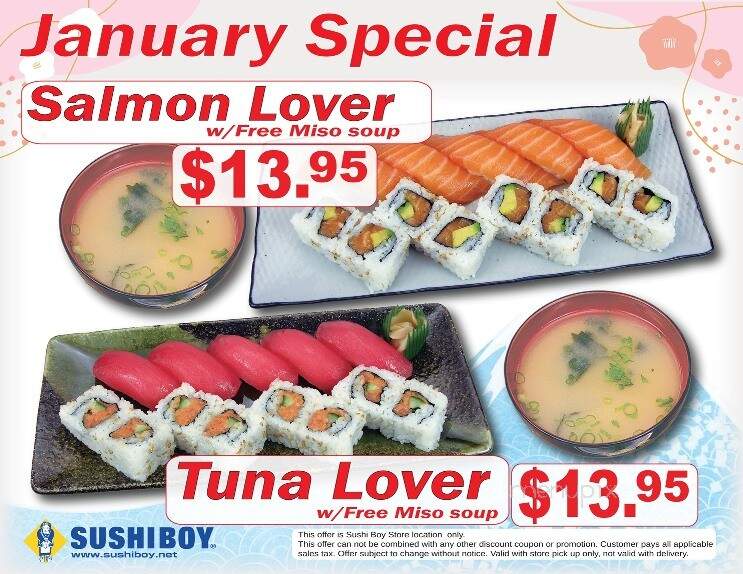 Sushi Boy - Torrance, CA menu_pic