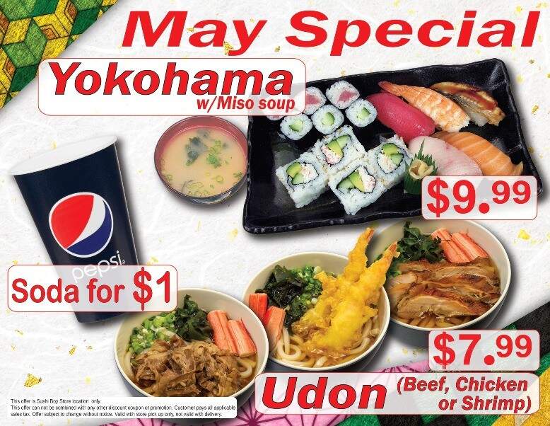 Sushi Boy - Torrance, CA menu_pic