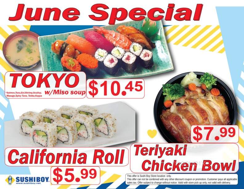 Sushi Boy - Torrance, CA menu_pic