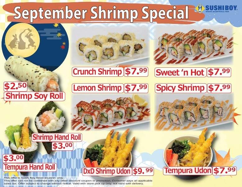 Sushi Boy - Torrance, CA menu_pic