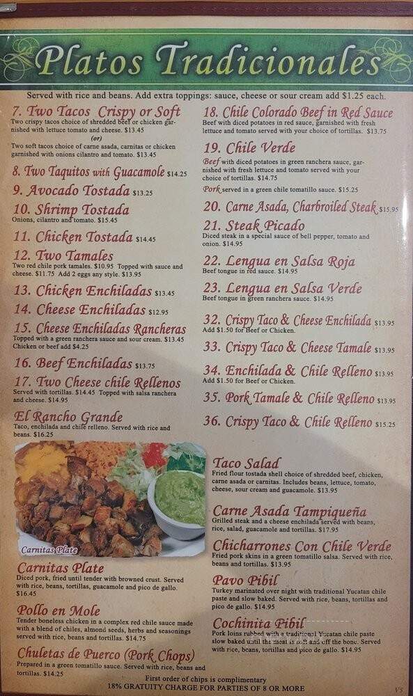 Ordonez Mexican Food - Montebello, CA menu_pic