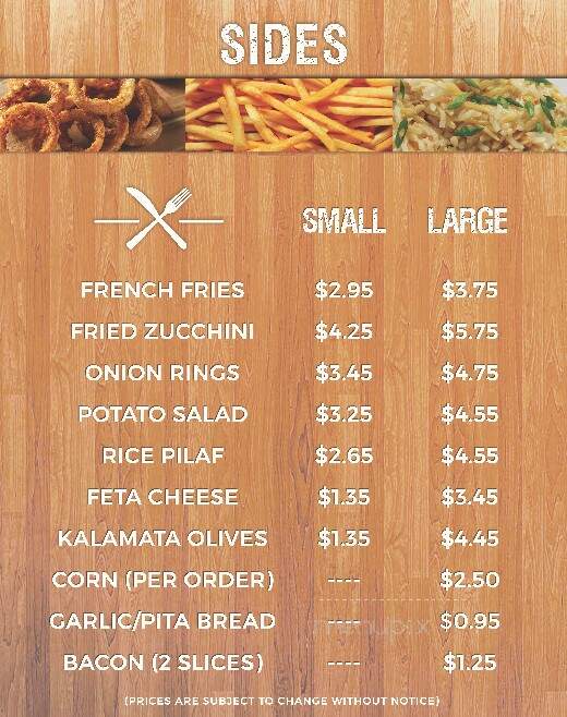 Greek Style Chicken - Fallbrook, CA menu_pic