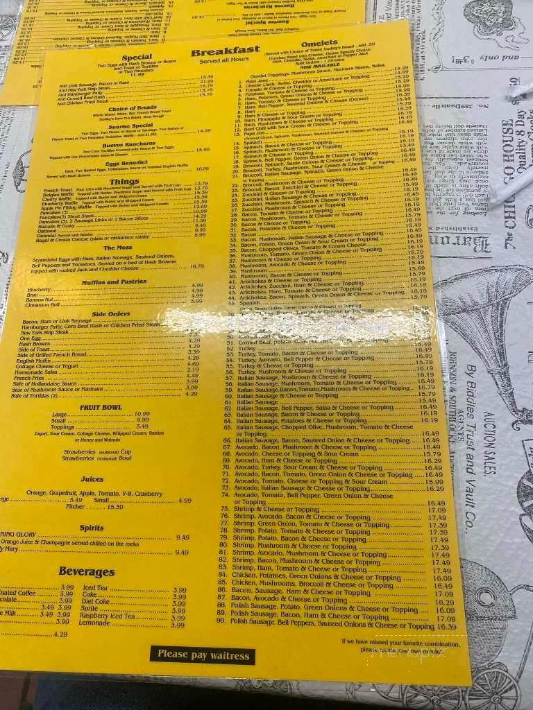 Golden Egg Omelet House - Escondido, CA menu_pic
