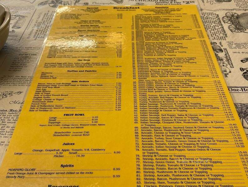 Golden Egg Omelet House - Escondido, CA menu_pic
