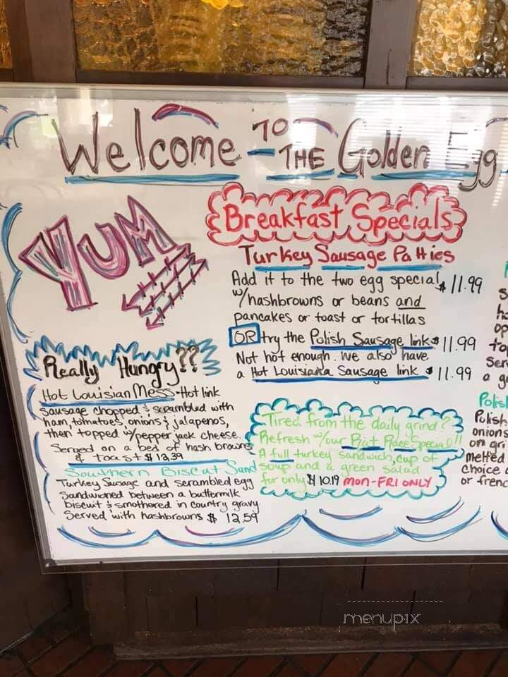 Golden Egg Omelet House - Escondido, CA menu_pic
