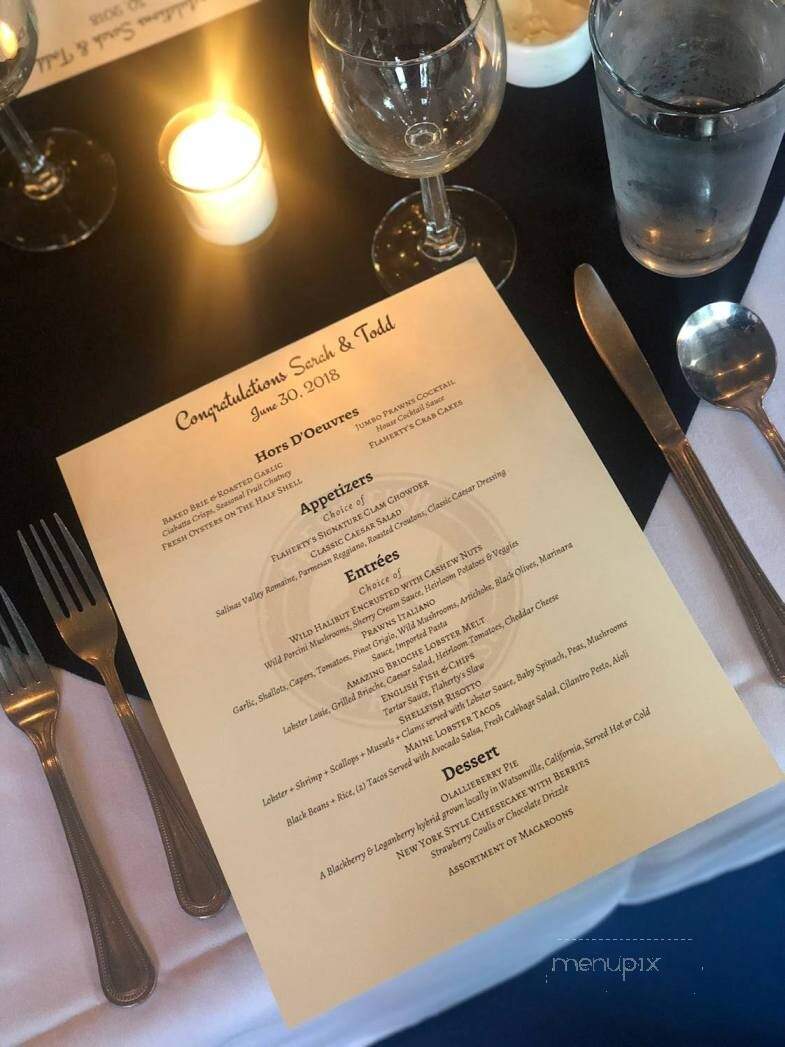 Flaherty's Oyster Bar & Seafood Grill - Carmel-by-the-Sea, CA menu_pic
