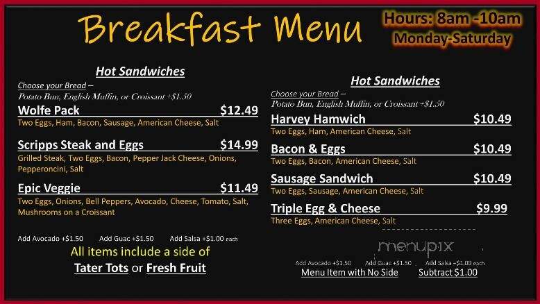 Wolfe's Market - Claremont, CA menu_pic