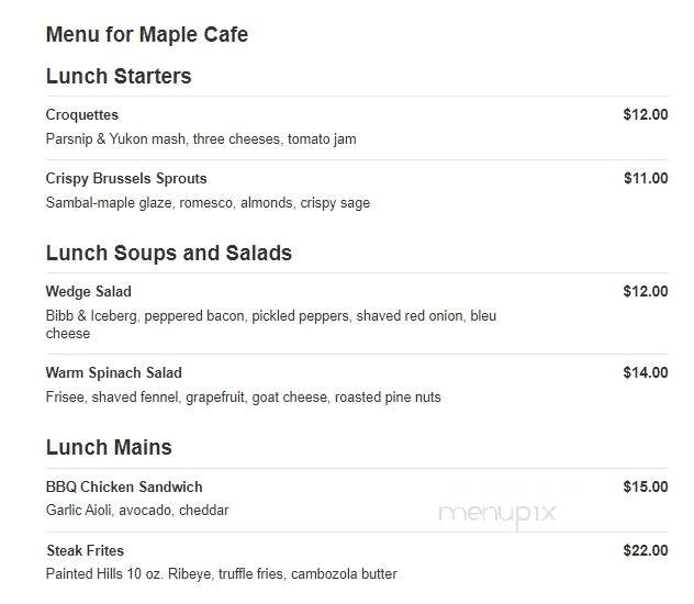 Maple Cafe - East Hartford, CT
