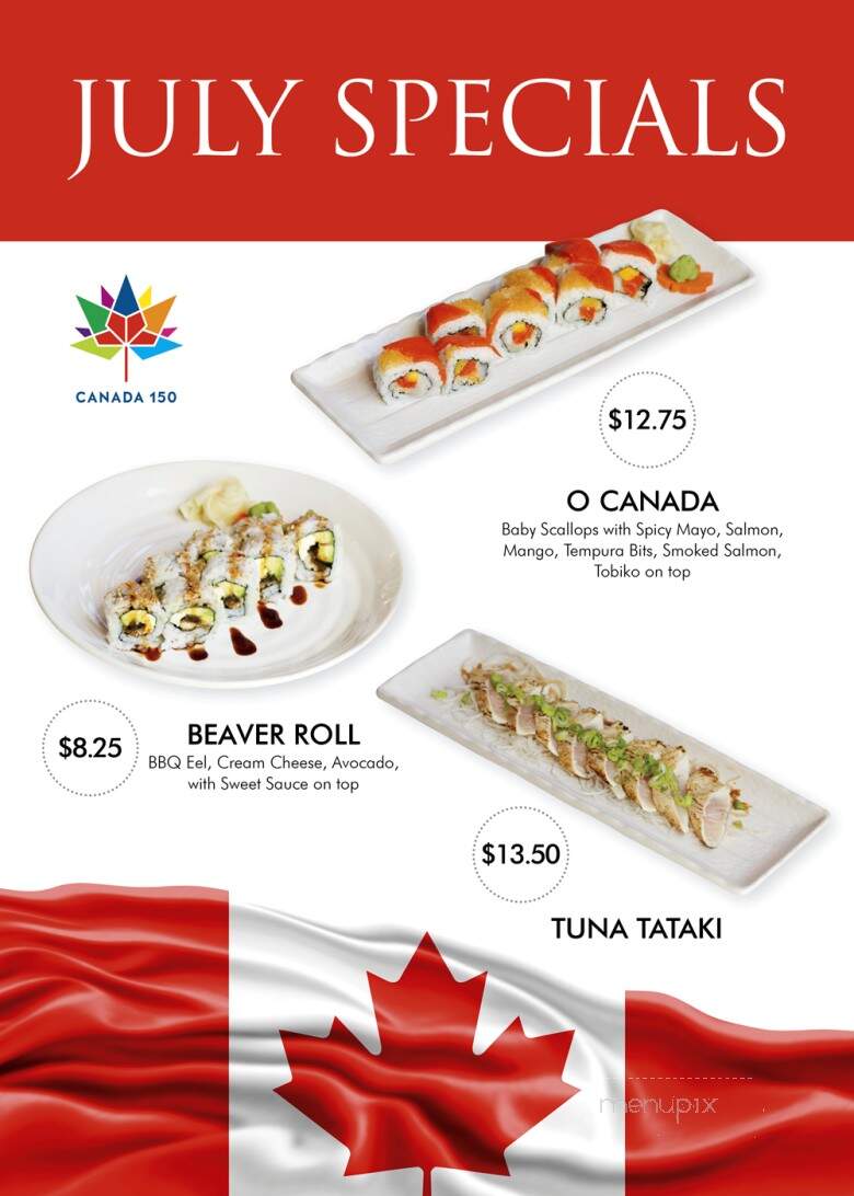 Mama's Japanese Kitchen - Madeira Park, BC menu_pic