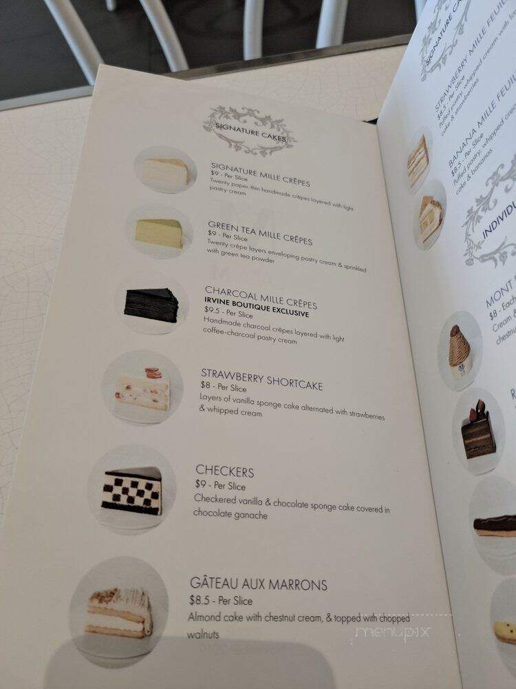 Lady M Cake Boutique - Irvine, CA menu_pic