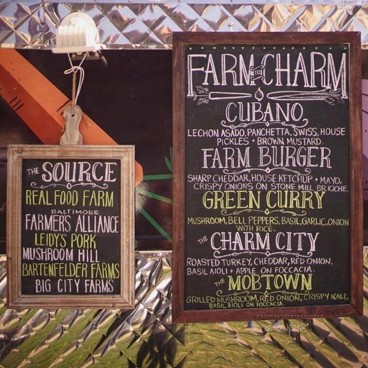 Farm to Charm Food Truck - Baltimore, MD
