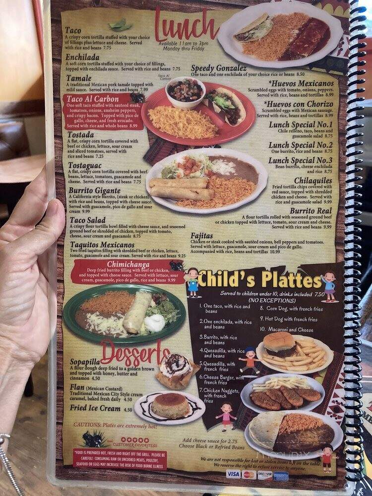 El Patron - Baldwin City, KS menu_pic