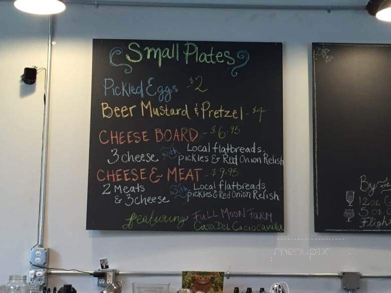 Yard Owl Craft Brewery - Gardiner, NY menu_pic