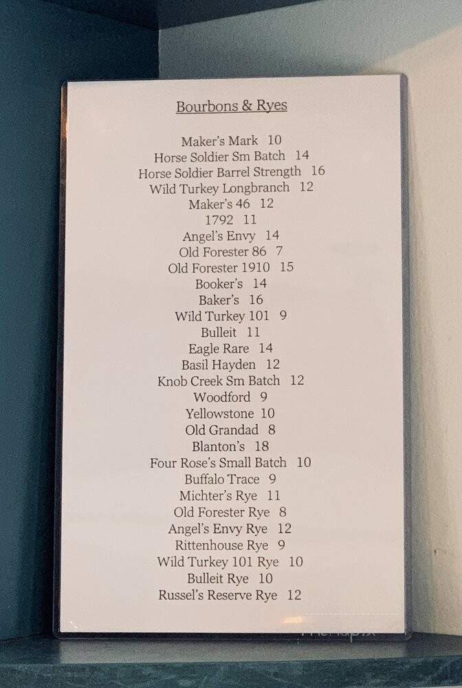 Portage House - Jeffersonville, IN menu_pic