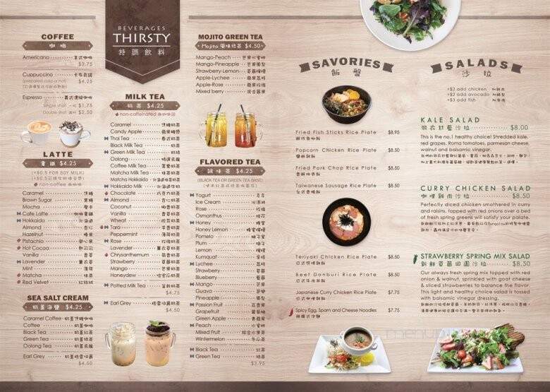 Cafe Bungalow by Bon Appetea - Azusa, CA menu_pic