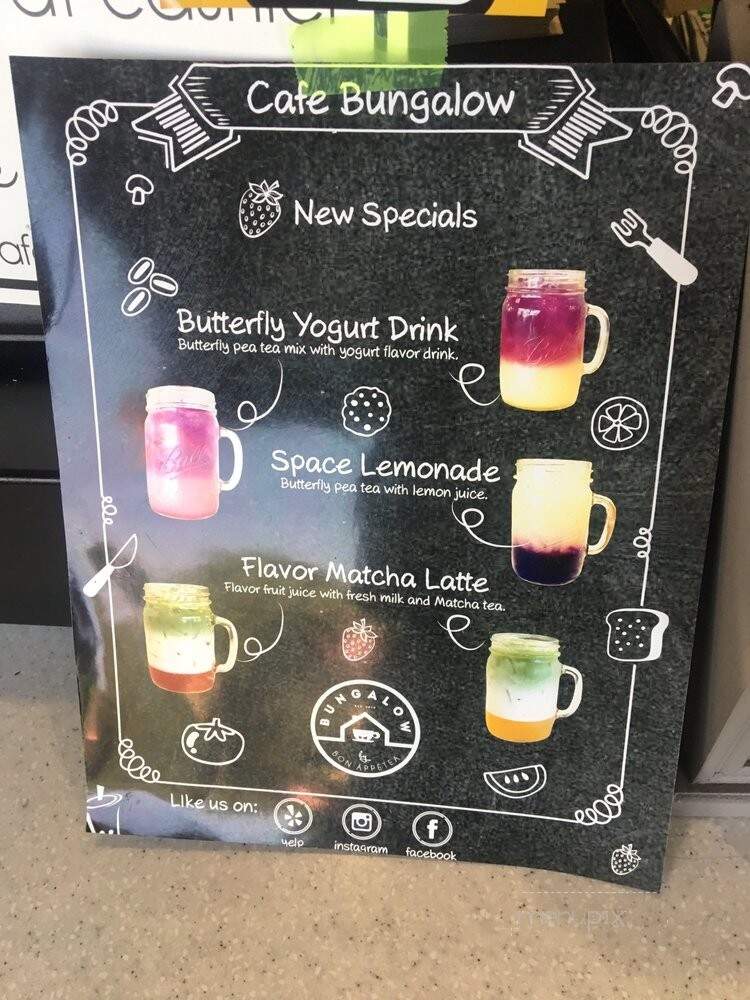 Cafe Bungalow by Bon Appetea - Azusa, CA menu_pic