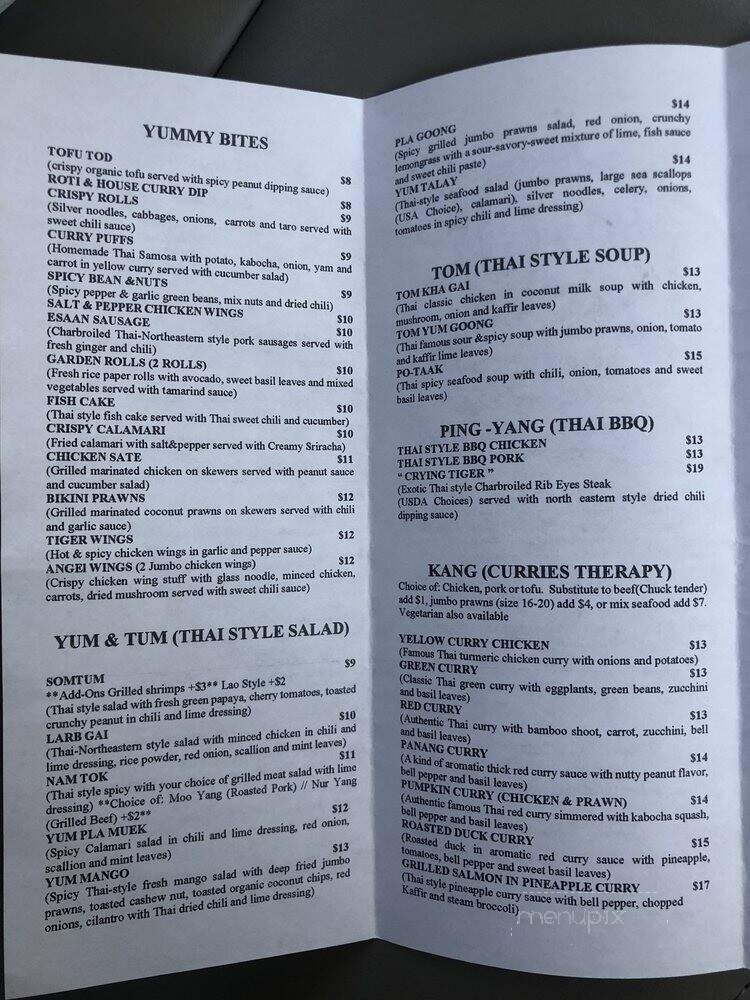 11th Tiger - Danville, CA menu_pic