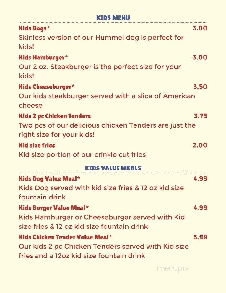 Cricket Car Hop - Stratford, CT menu_pic