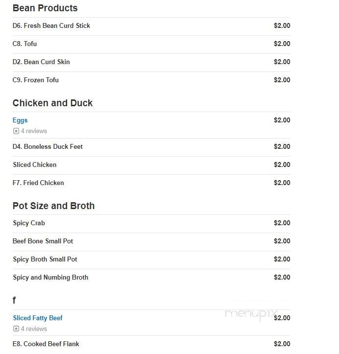 Hot Pot Restaurant - Newark, DE menu_pic