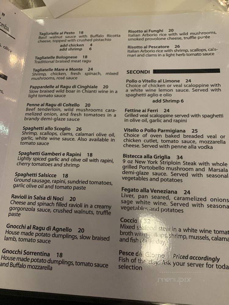 Casalinga Ristorante - Mississauga, ON menu_pic