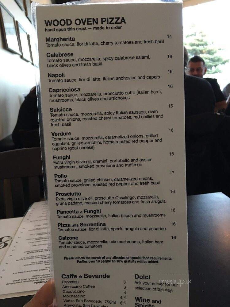 Casalinga Ristorante - Mississauga, ON menu_pic