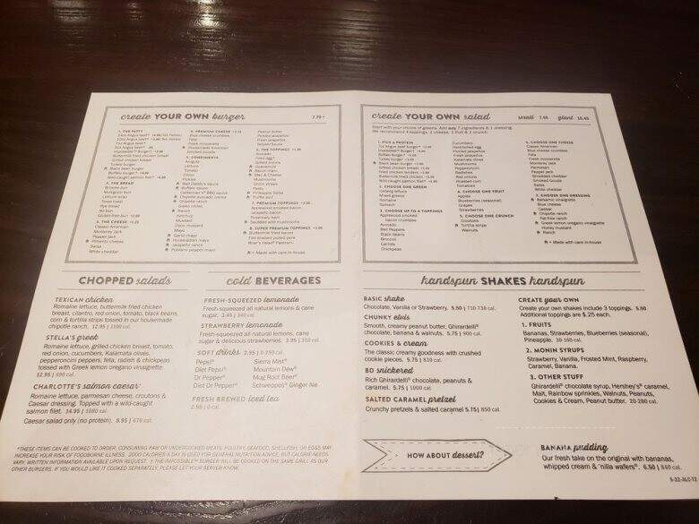 Bad Daddy's Burger Bar - Chattanooga, TN menu_pic